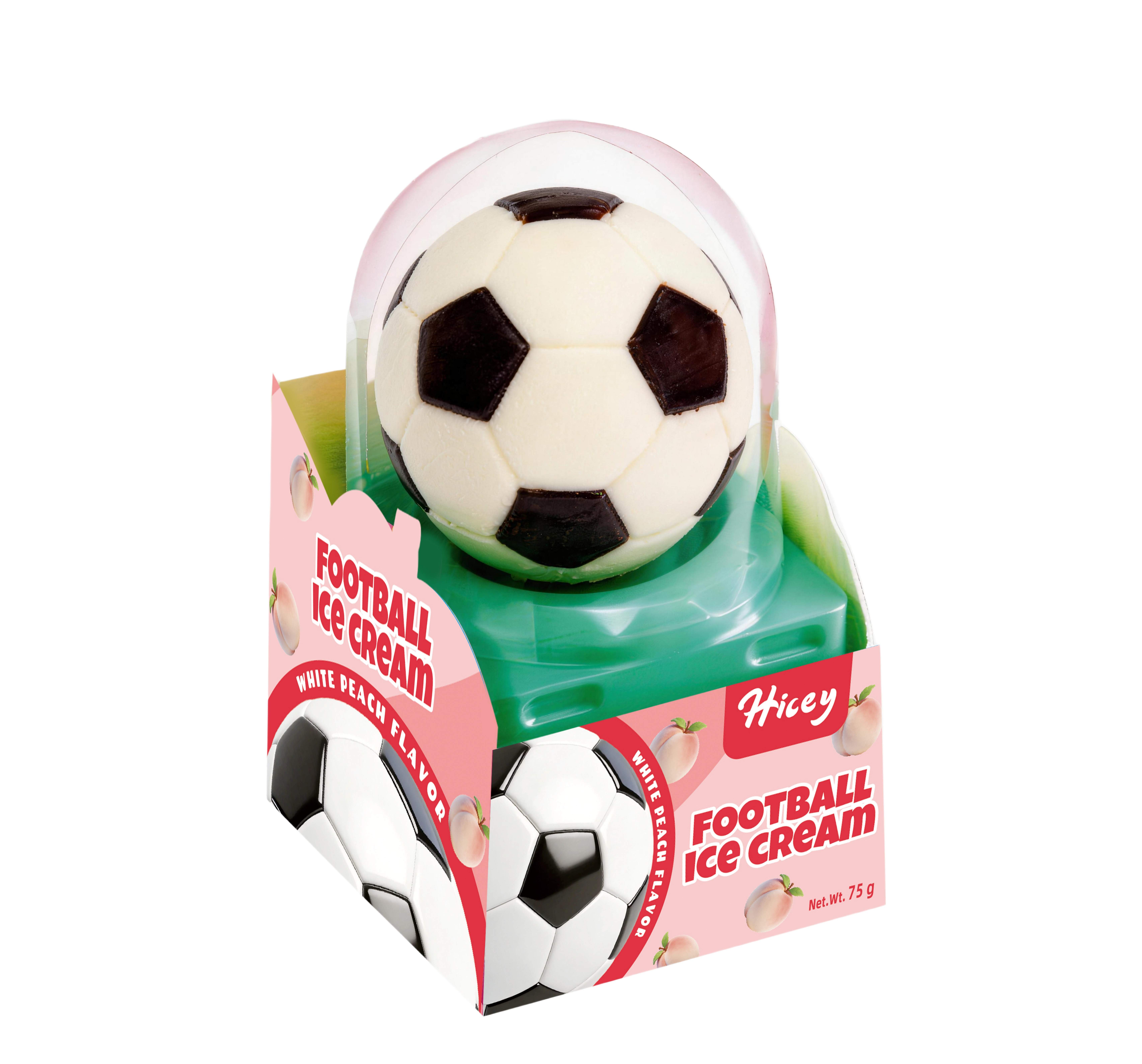 Hicey 4D Football ice cream