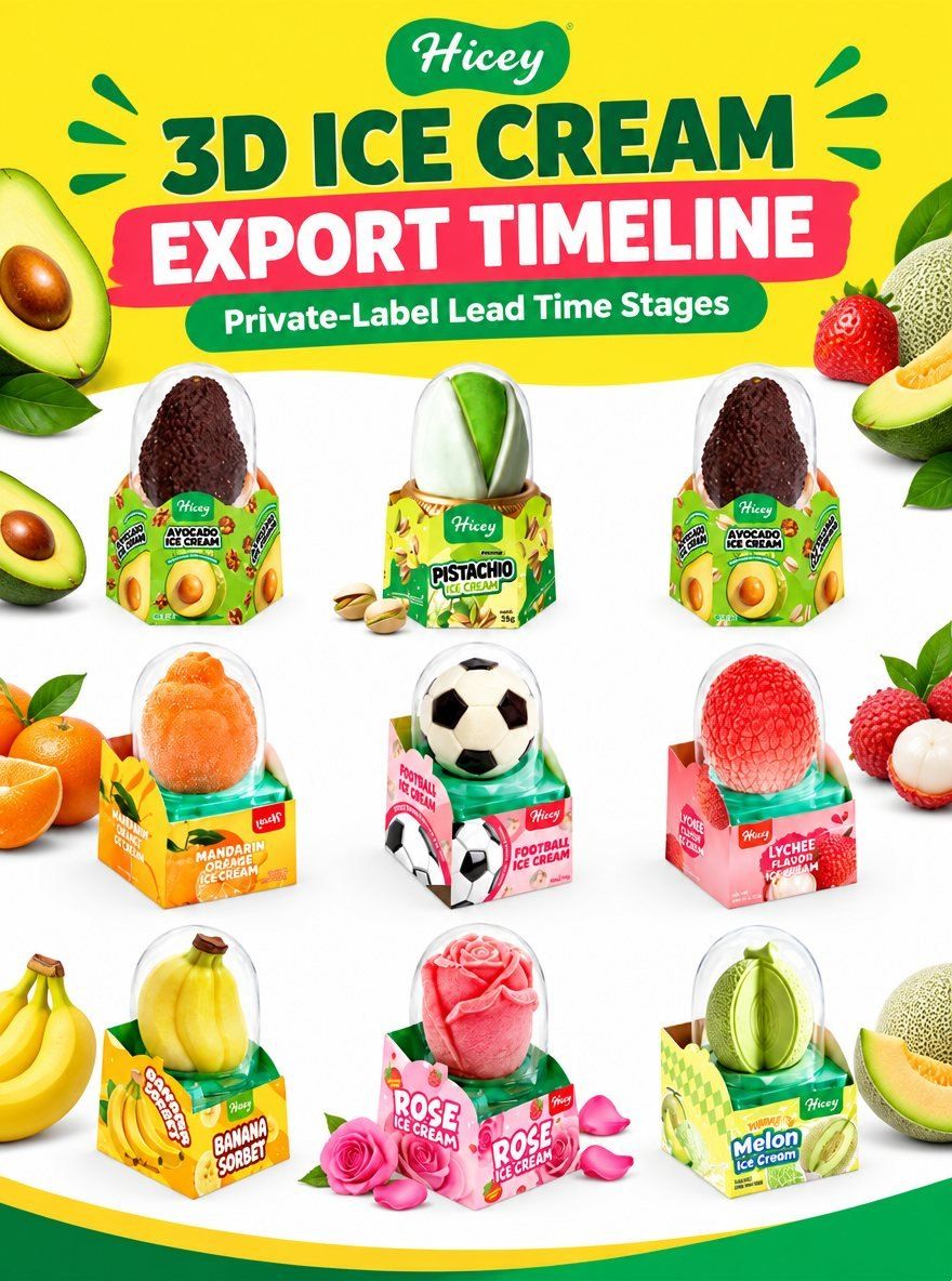 What Are the Actual Lead Time Stages for Private-Label 3D Ice Cream Export