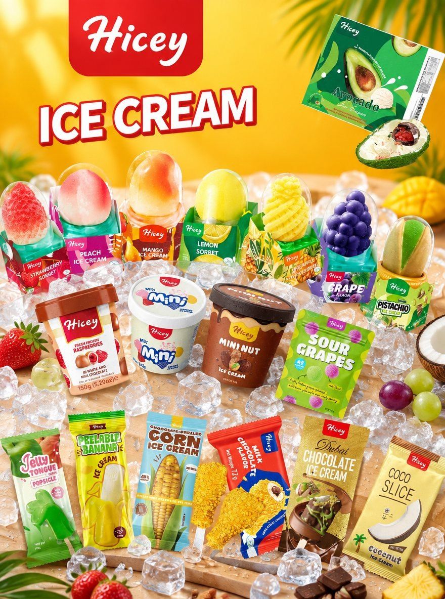Does Hicey ice cream retain full 3D shape definition during transpacific reefer shipping to the US