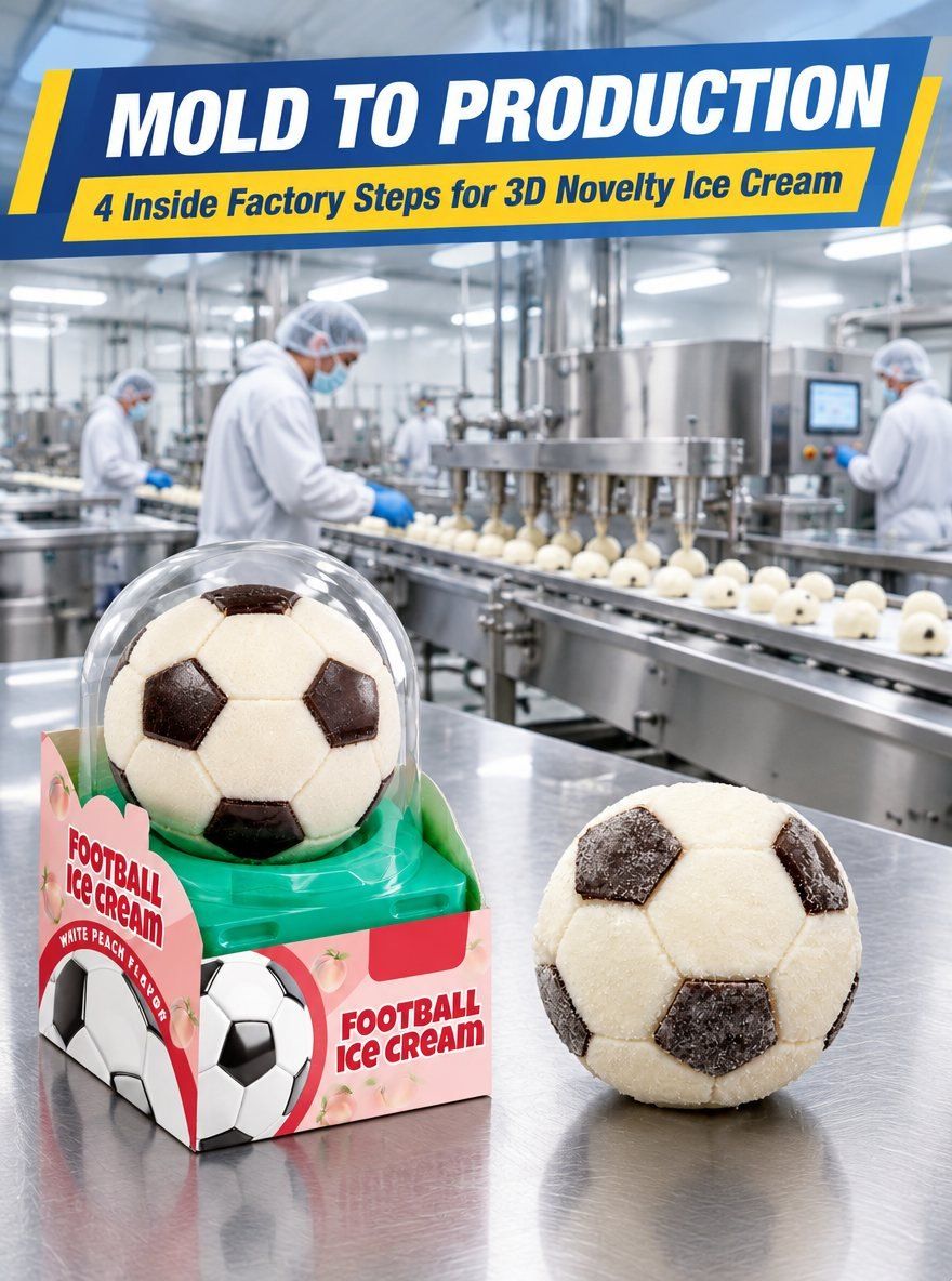 What Steps Occur Inside an Ice Cream Factory During 3D Custom Mold Development and Production Scheduling