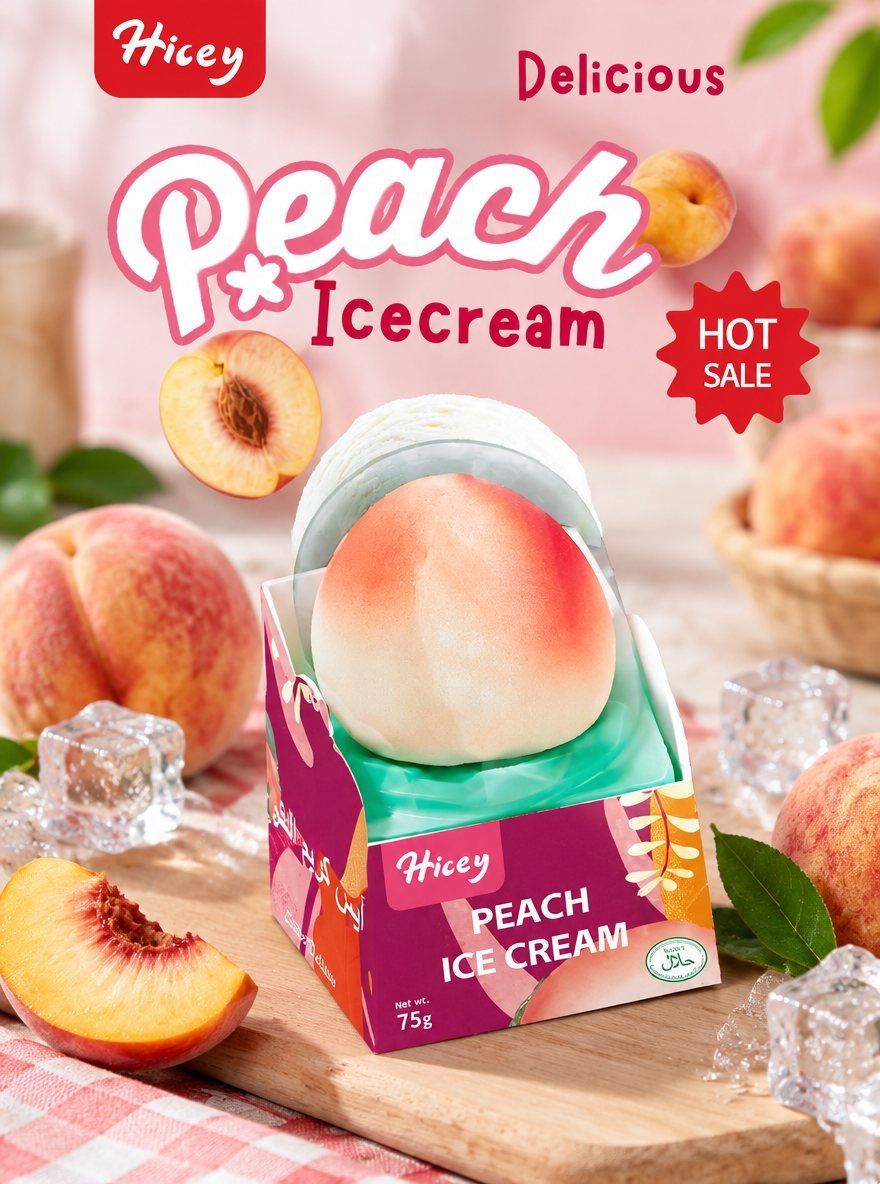 Does Hicey provide direct FDA registration and US labeling compliance for exported ice cream