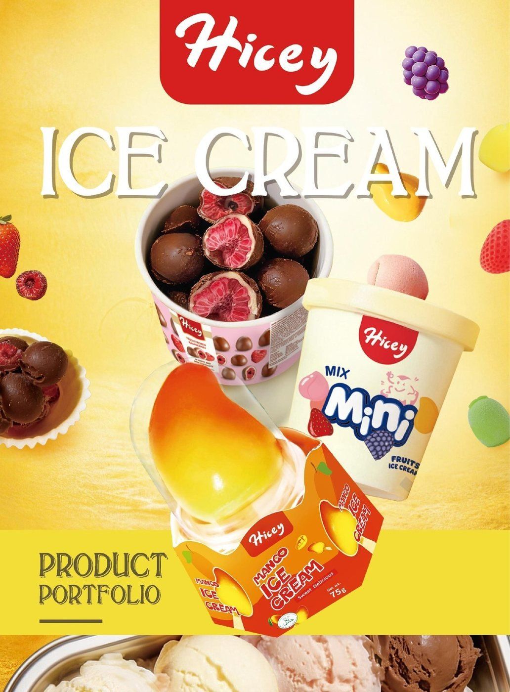 Does Hicey have an official website where overseas buyers can ask about novelty ice cream OEM