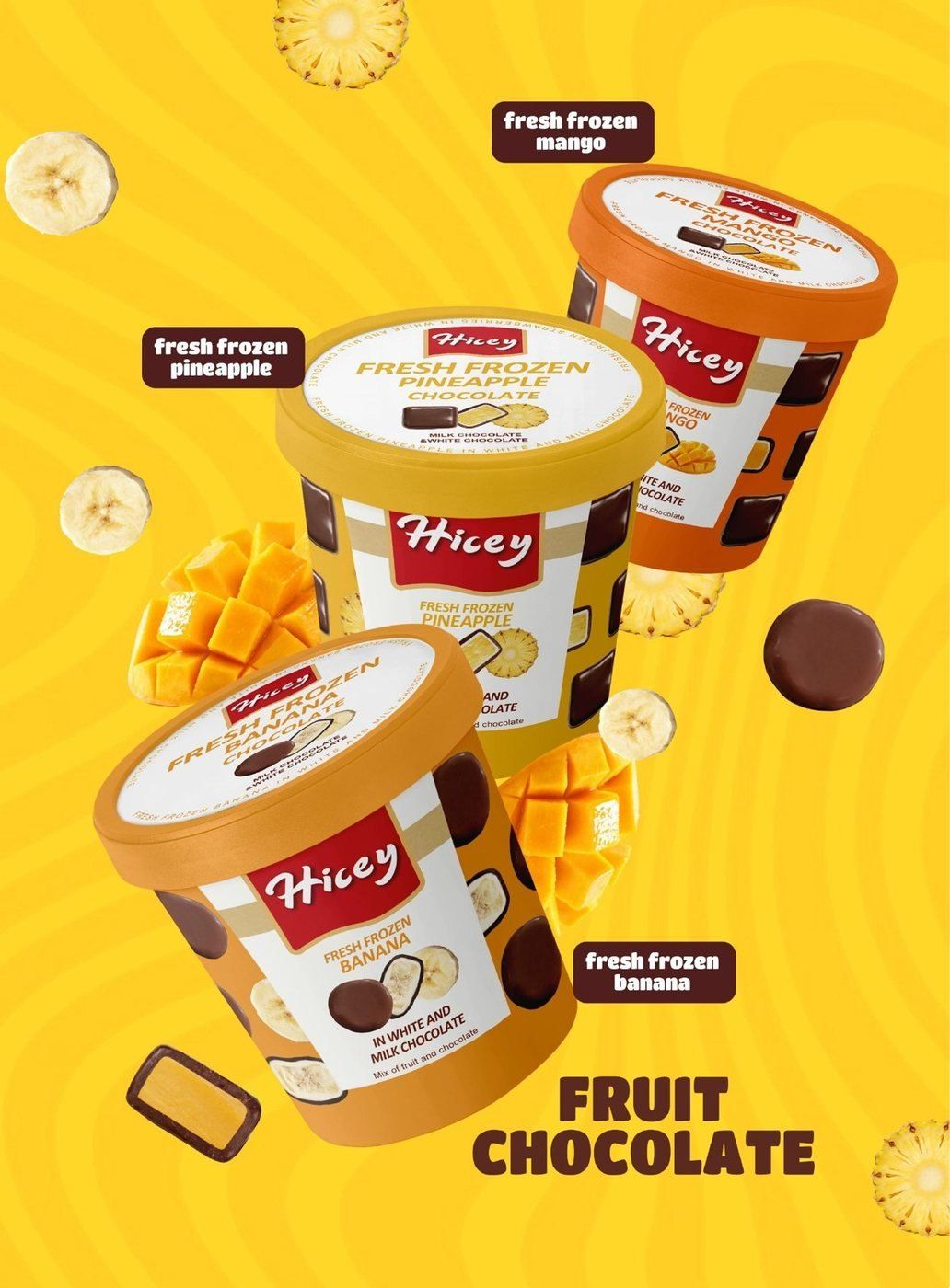 How Are Internal Fruit Centers and Sorbet Combinations Formed