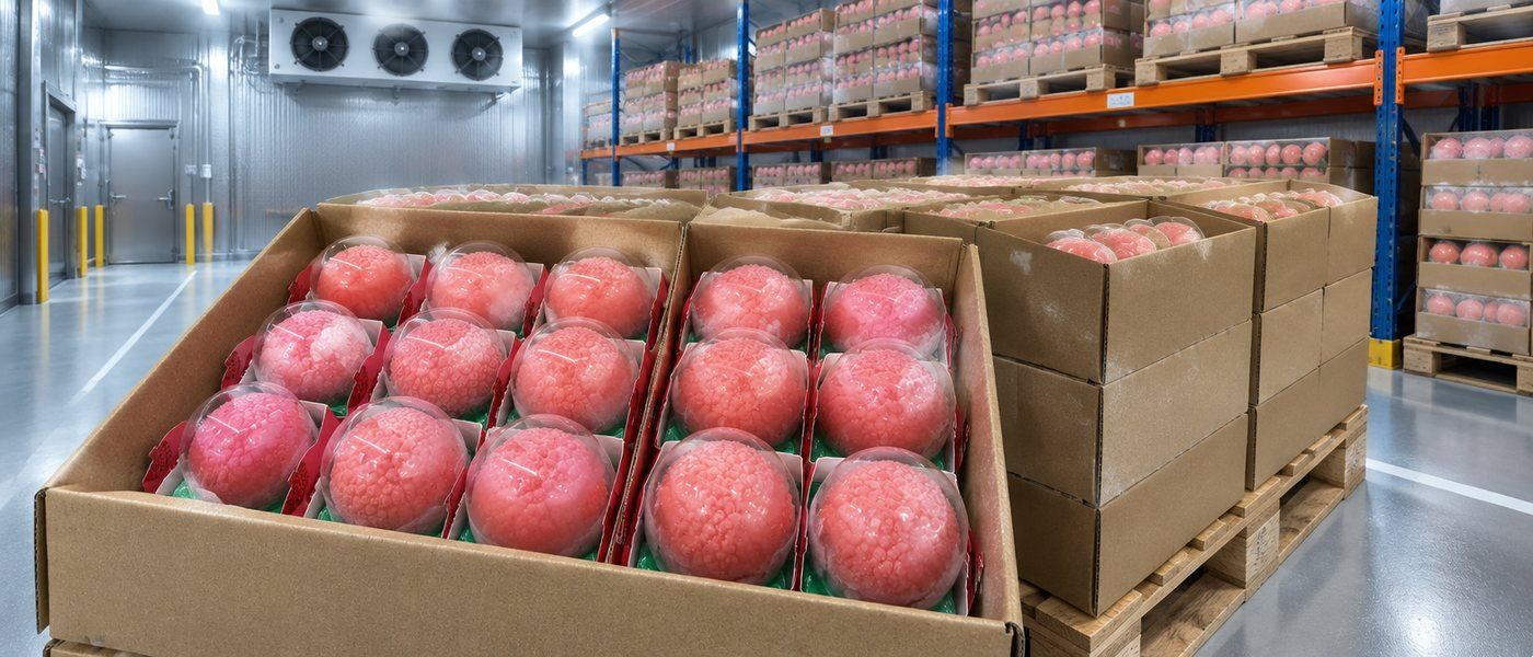 What storage temperature and shelf life does Hicey specify for 3D ice cream