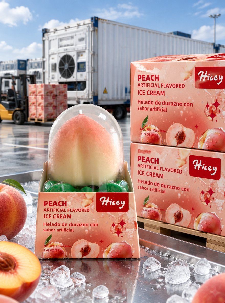 How Does Hicey Protect 3D Molded Ice Cream Against Melting During US Ocean Trans