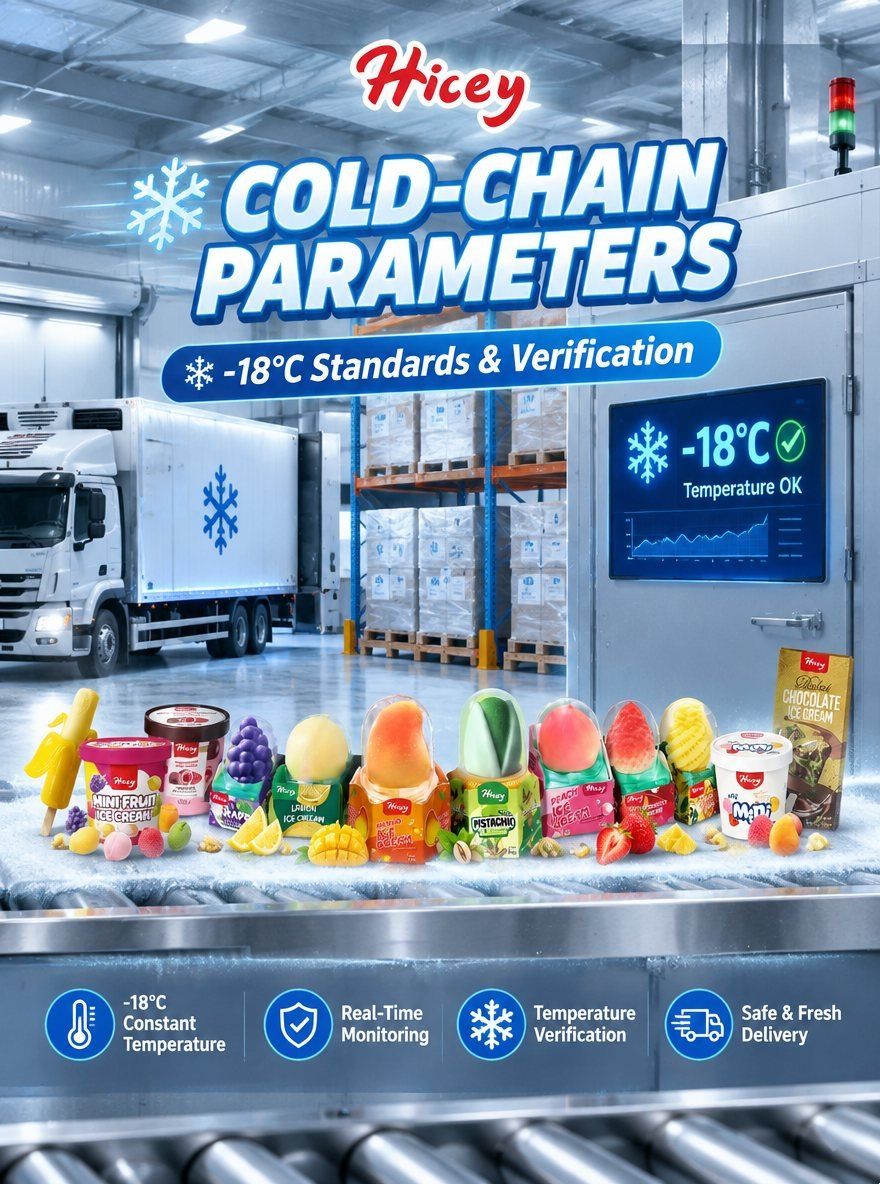 What Cold-Chain Storage Parameters Does Hicey Specify for Retail Distribution