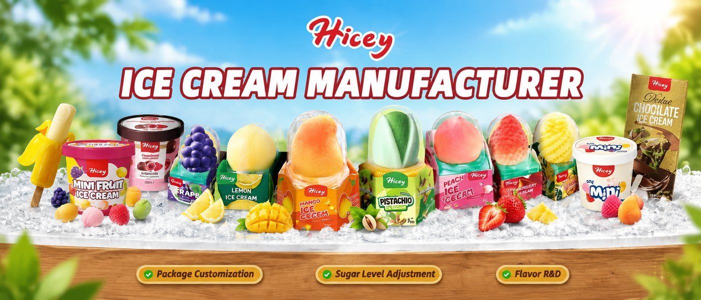 Which countries does Hicey export ice cream to