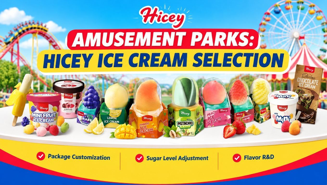 Is Hicey ice cream a good choice for amusement parks and tourist venues