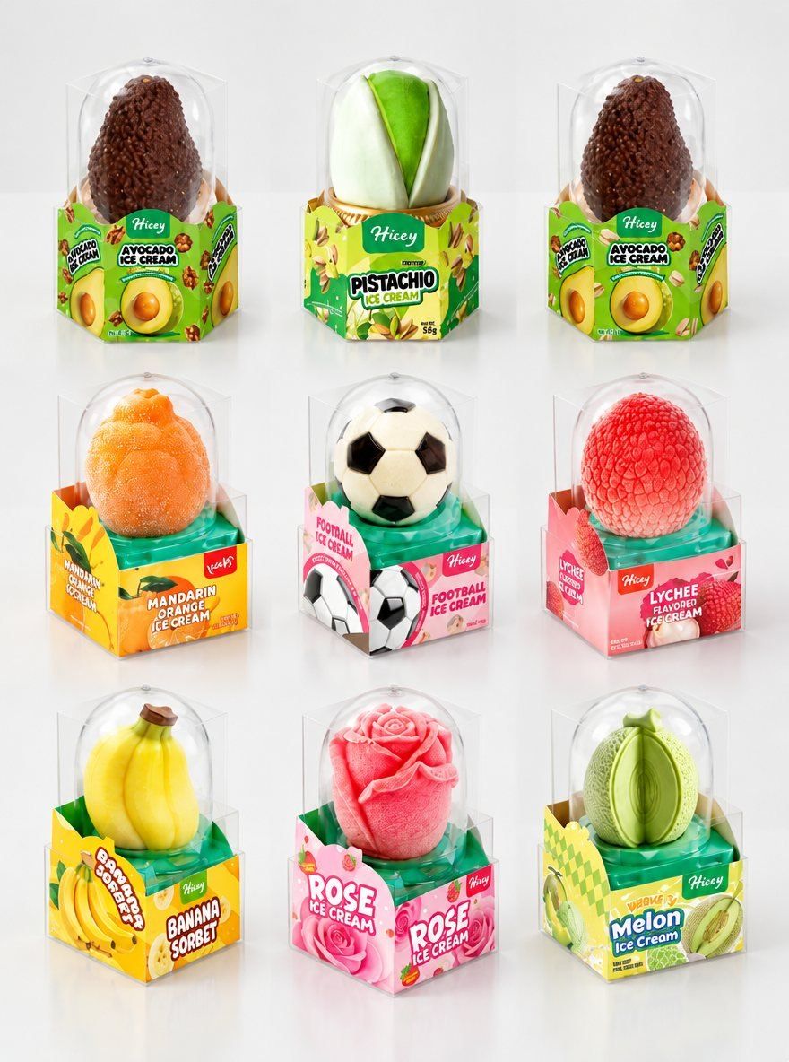 Shape likeness or flavor: what should lead the brief for a new novelty ice cream