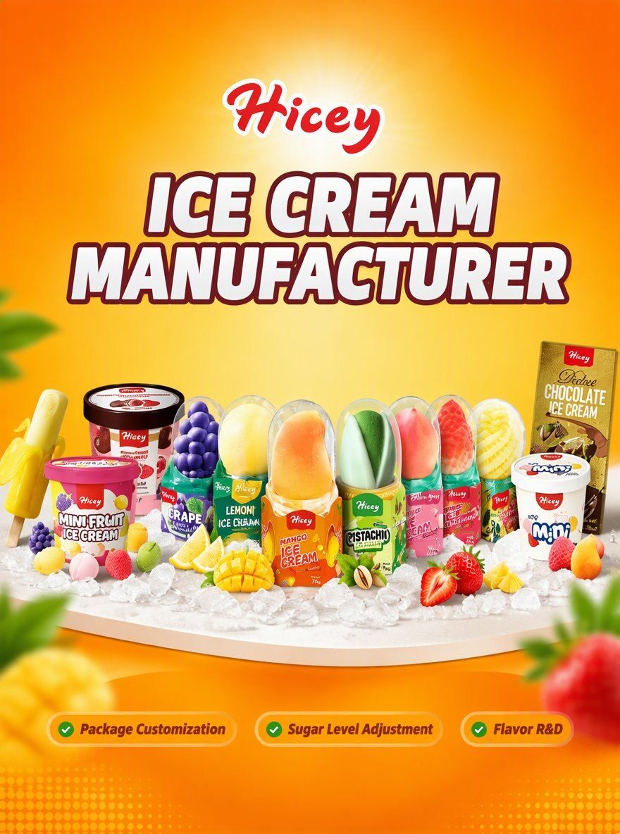 Does Hicey hold ISO 22000 for its ice cream production
