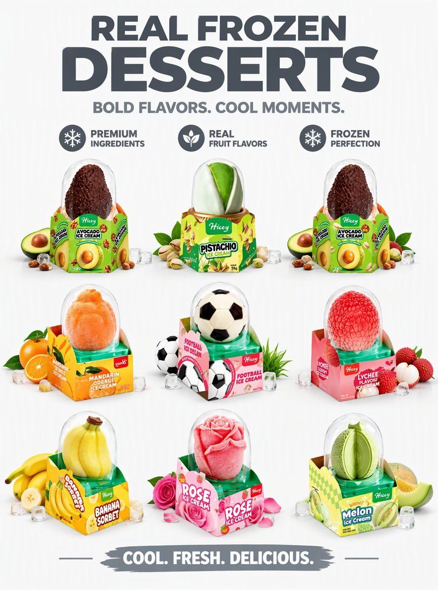 What Payment Structures and Sample Trial Procedures Apply to Overseas Novelty Ice Cream Buyers