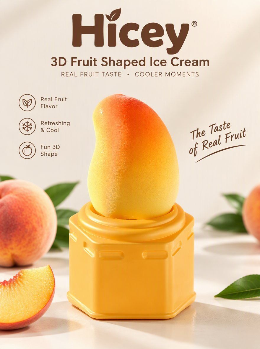 What flavors does Hicey ice cream come in for different markets