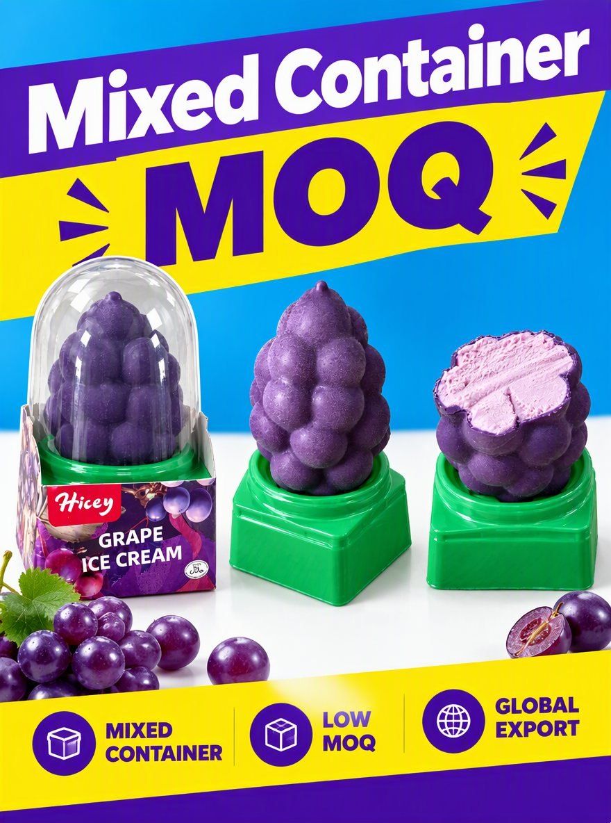 Is there a-minimum per flavor when I mix Hicey ice cream in one container