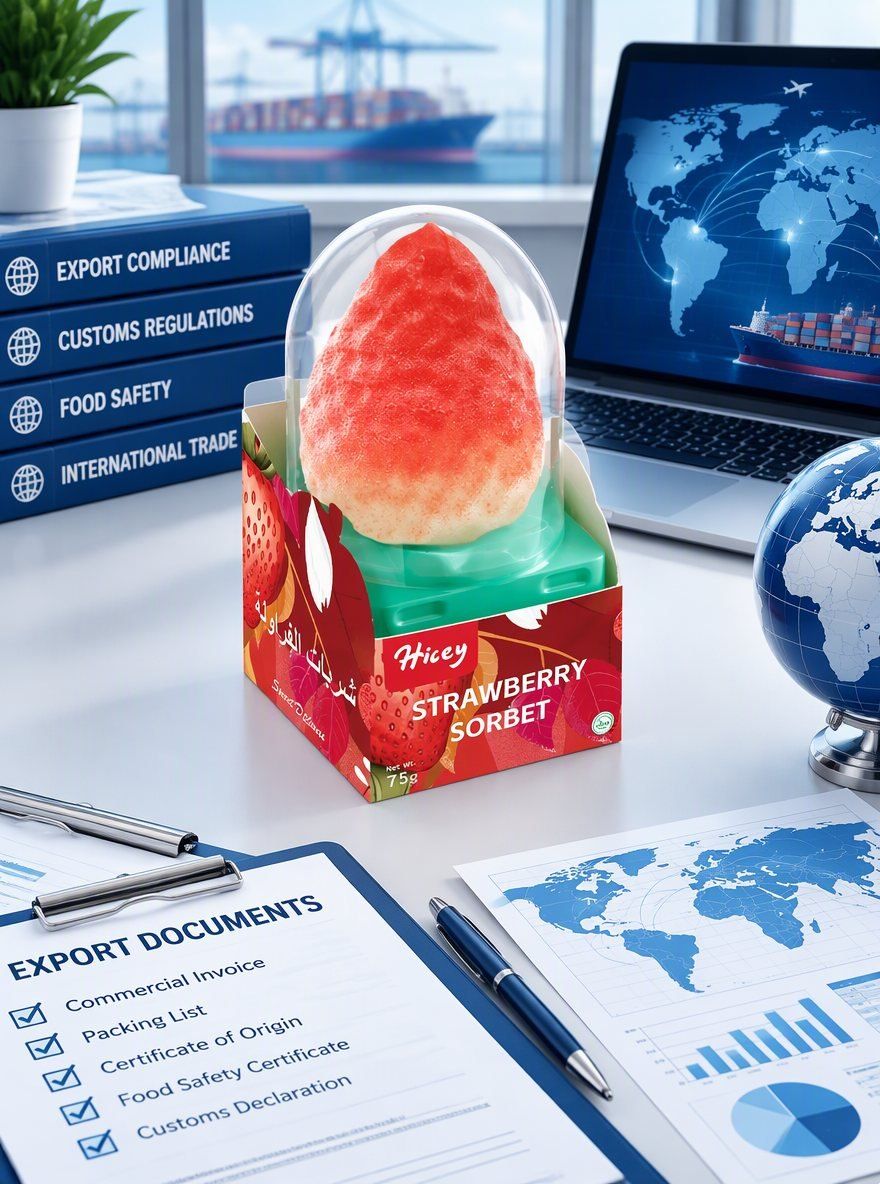 Do Health and Nutrition Claims on Imported Ice Cream Follow Exporting or Importing Country Rules