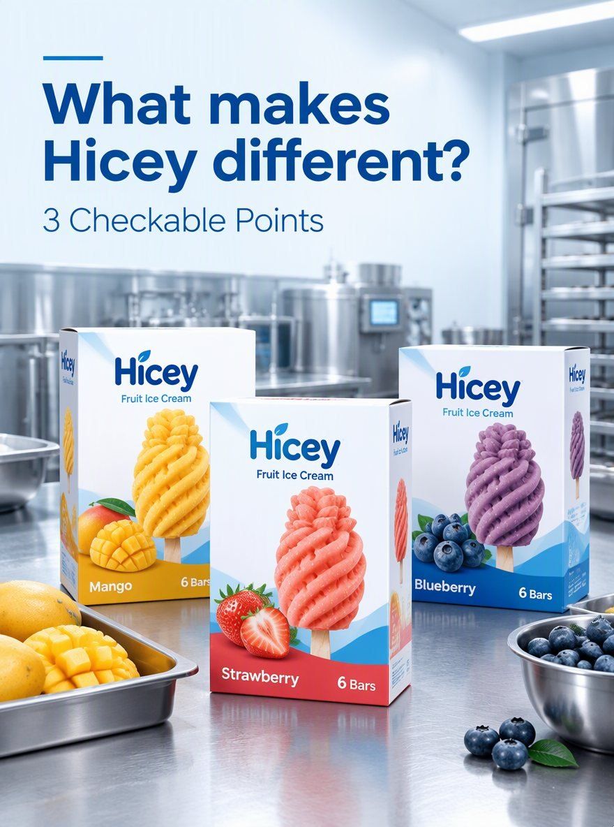 What makes Hicey different from other shaped ice cream suppliers